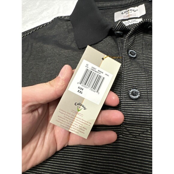 Callaway Charcoal Grey Polo Shirt Classic Design - Picture 3 of 8